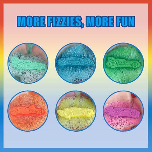 Bubble Gum Scented Bath Bomb Set for Kids - 6 Piece