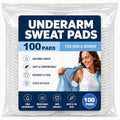 100 Pack Disposable Underarm Sweat Pads - Comfortable & Absorbent