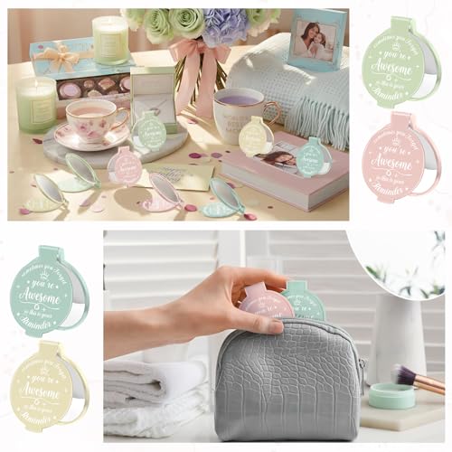 36 Pack Inspirational Pocket Mirror Bulk Compact 2.76 Inch