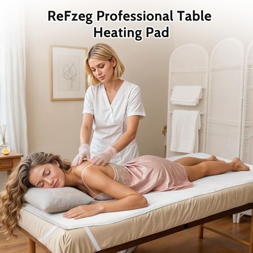 ReFzeg Massage Table Warmer Heating Pad - Professional Spa Bed Heating Blanket