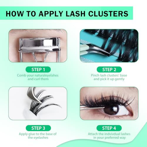 Dedila Mixed Individual False Eyelashes 0.07mm C Curl 10 Rows
