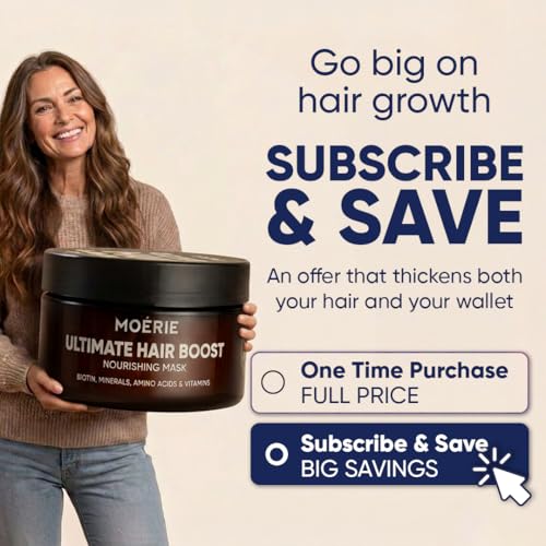 Moerie Hair Growth Mask – Thicker Fuller Hair in 30 Days