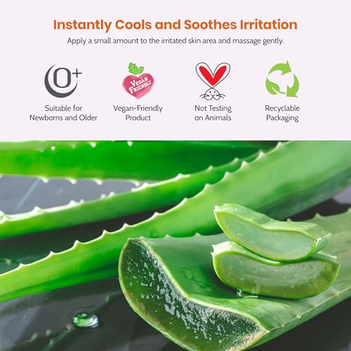 Mommy Care Soothing Gel ? Aloe Vera Formula for Fast-Acting Sunburn & Bug Bite Relief, Cooling & Calming Skincare Solution, 70 ml / 2.03 fl oz