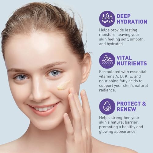 Beef Tallow for Skin ? 2 Pcs Grass-Fed Tallow and Raw Honey Balm with Lavender Essential Oil, Natural Tallow Face Moisturizer & Beef Tallow for Face, Nourishing Hydrating Balm