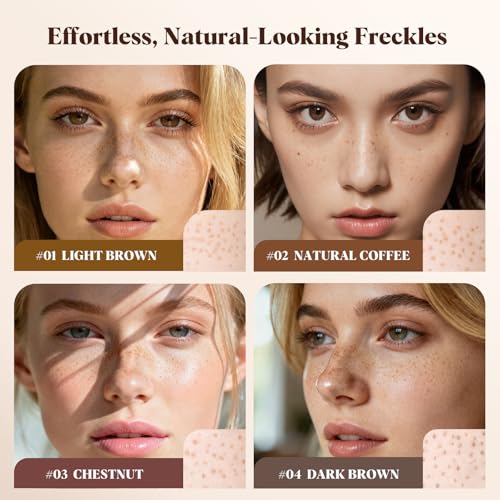 Freckle Pen Set 4 Colors - Waterproof Fake Freckles Makeup