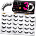 Eliace 3D Mink Lashes 15 Pairs Cat Eye Wispy Fake Eyelashes
