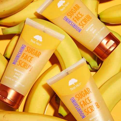 Tree Hut Nourishing Banana & Oat Face Scrub | Deep Cleans Pores to Remove Dead Skin & Impurities | Nourishing Essential Body Care | 7.4 fl oz.