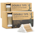 Pointed Cotton Swabs - 1200 Count Bamboo Sticks for Makeup & Crafts