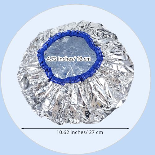 4-Piece Aluminum Foil Heat Cap Set for Deep Conditioning