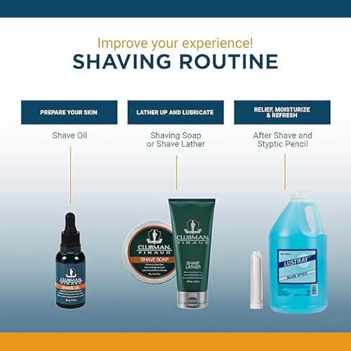 Clubman Lustray Blue Spice After Shave Lotion ? Refreshing & Cooling Aftershave for Men, Soothing Barber Formula, 1 Gallon, 3.8L