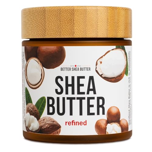 Refined Shea Butter - 100% Pure Moisturizer for Hair & Skin, 8 oz