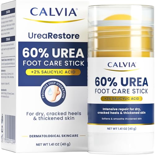 CALVIA 60% Urea Foot Care Stick with 2% Salicylic Acid - 3 Pack
