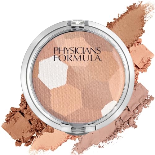 Physicians Formula Setting Powder Palette Multi-Colored Pressed Finishing Powder, Natural Coverage, Beige, Dermatologist Tested, Clinicially Tested