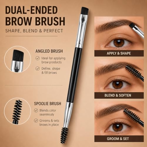 LAVONE Eyebrow Makeup Kit - Waterproof Pen, Wax & Brush Set