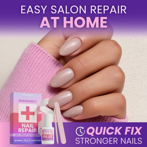 Nail Repair Kit for Broken Nails – Silk Wrap, Glue & File