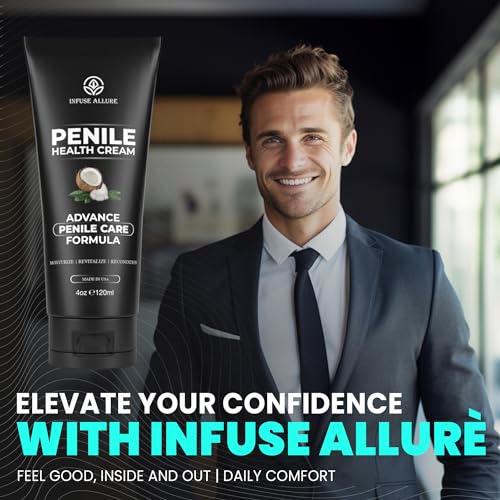 Happy Men¡¯s Comfort Hydrating Cream ? Premium Skin Moisturizer for Daily Hydration, Soothing Relief & Skin Wellness ? Non-Greasy, Vitamin-Enriched Formula ? 4oz (120ml)