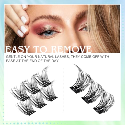Hermosa Vegan Mink Eyelash Clusters D Curl 8mm-16mm
