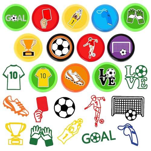 Soccer Party Favor Set - 36PC Stamps & Tattoos