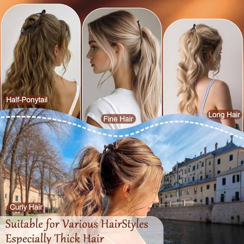 Large Banana Hair Clip for Thick Curly Hair | Matte Finish