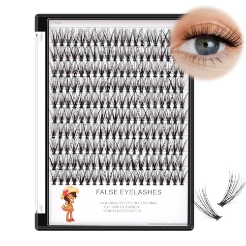 20D Individual Cluster Eyelash Extensions - DIY Mixed Bundle
