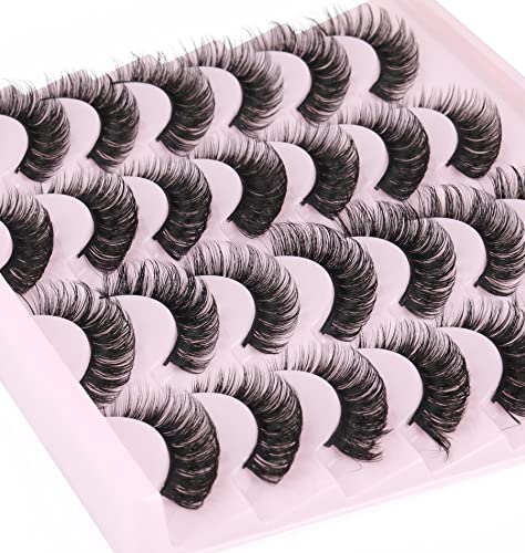 Russian Volume False Eyelashes D-Curly 14 Pairs Pack