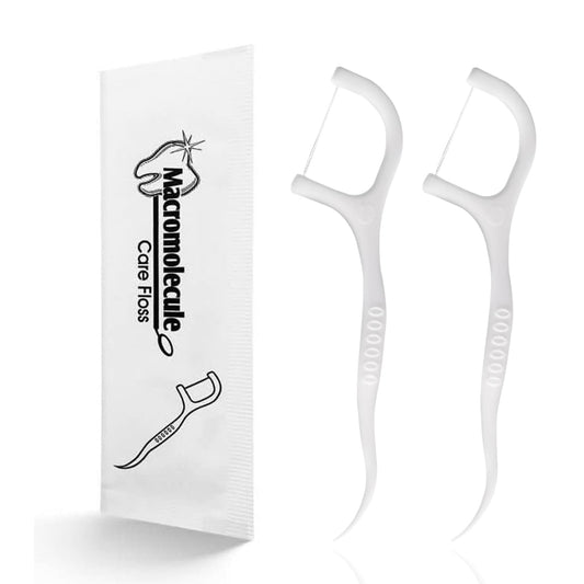 1000 Count Individually Wrapped Dental Floss Picks - Travel, Unflavored, Disposable Tooth Flossers - Single Wrapped Dental Picks