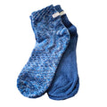 Cloudz Moisturizing Aloe Vera Soft Plush Spa Socks - 2 Pairs, Dreamy Blue