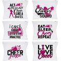 Cheer Makeup Bags for Girls, 60-Pack Cheerleader Cosmetic Cases