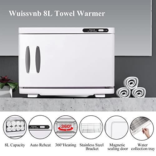 8L Towel Warmer Cabinet – Auto Heat for Spa, Salon & Home