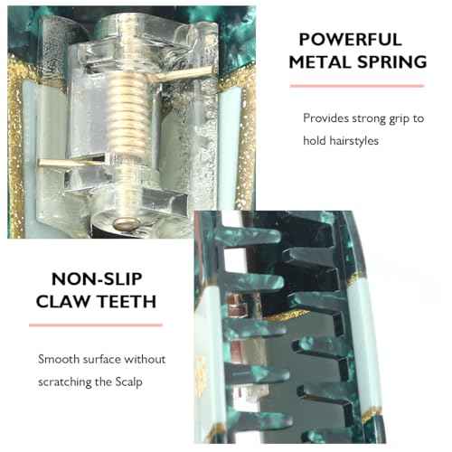 Novelty Champagne Claw Clips,Personalized Liquor Wine Bottle Shape Hair Clips,Beer Bottle Shape Hair Jaw Clips,Acetate Hair Clips for Women Hair Jaw Barrettes Accessories