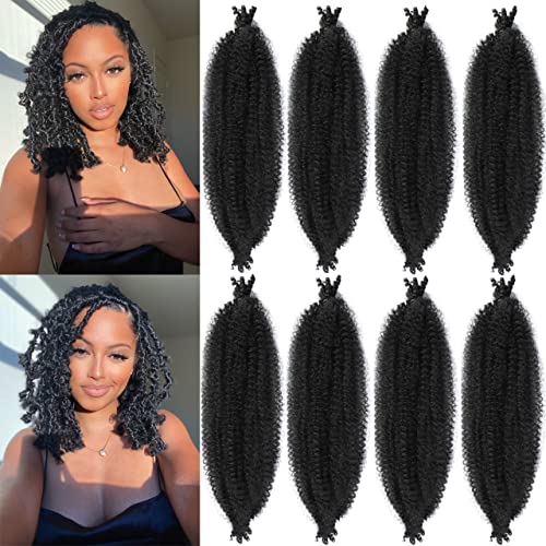 Marley Twist Braiding Hair 18 Inch - 8 Packs Pre-Separated Synthetic