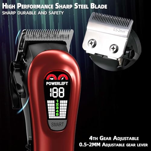 TCMKY Cordless & Corded Hair Clippers for Men