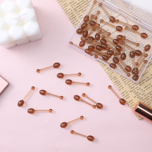 40 Pcs Lip Balm Applicators - Reusable Lip Brush Sticks
