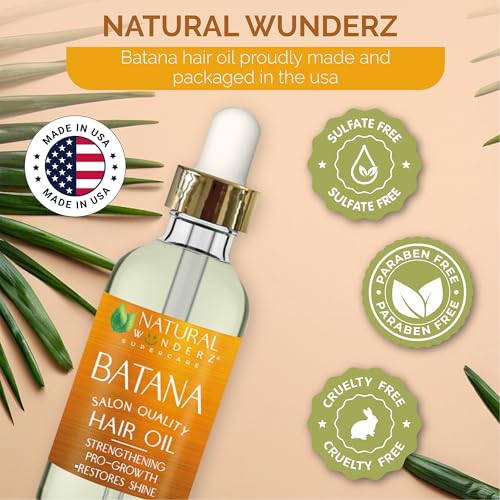 Natural Wunderz Batana Hair Oil – Nourishing Growth Blend 4 fl oz