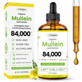 Gerglam Mullein Lung Detox Drops 2 Fl Oz USDA Organic Herbal Support for Respiratory Wellness
