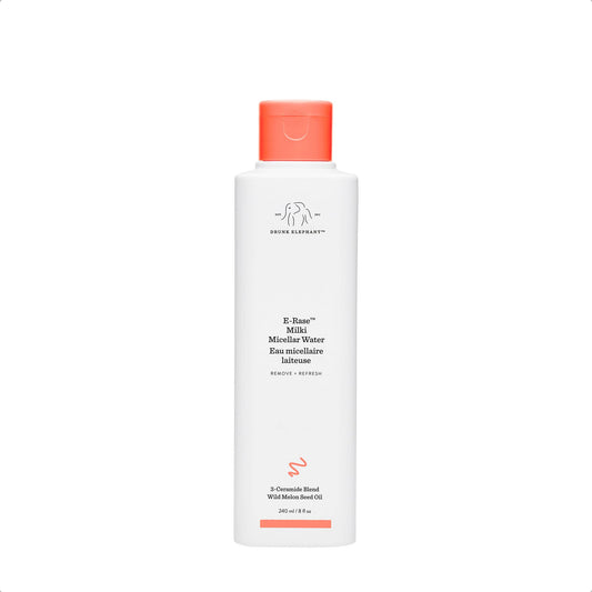 Drunk Elephant E-Rase Milki Micellar Water - Ultra Mild Formula to Gently Remove Makeup and Bacteria (240 mL / 8 Fl Oz)