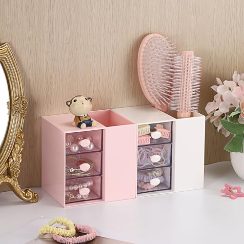 3-Tier Hair Accessories Organizer with Brush Holder