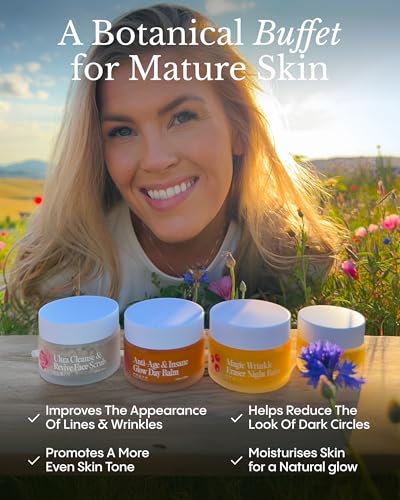 Frøya Organics 4-Step Mature Skin Care Set with Rosehip & Sea Buckthorn