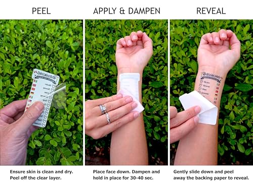EPCOT Drinking Around the World Tattoo Tracker - 2-Pack