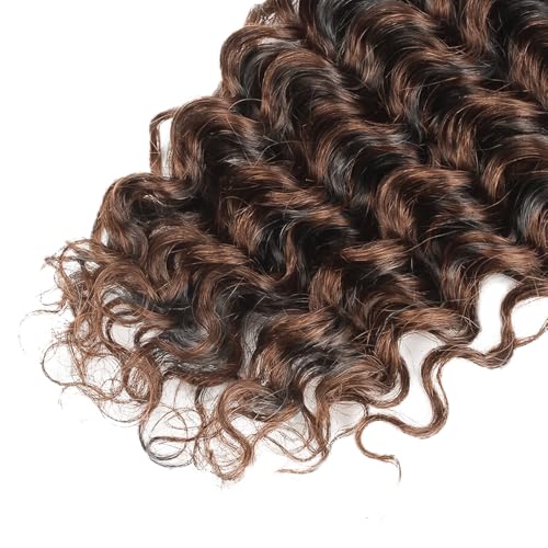 P1B30 Deep Wave Human Hair Bundles 30/32/34 Inch