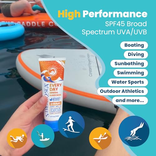 Stream2Sea Shimmer Reef-Safe SPF 45 Mineral Sunscreen (Variation: Shimmer)