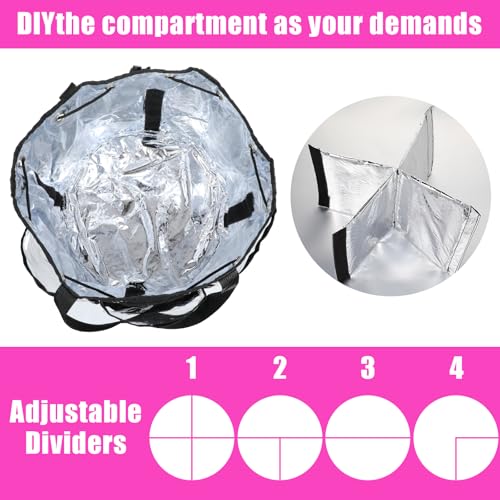Hairstylist Traveling Bag, Large Capacity Hairdresser Barber Bag, Heat Resistant Hair Tools Travel Bag, Professional Makeup Organizer Bag, Waterproof Shower Toiletry Bag