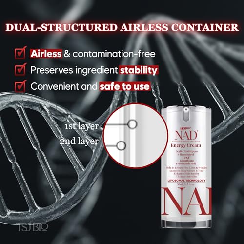 NAD+ Energy Revitalizing Cream – Premium Daily Moisturizer with 50,000 PPM NAD+