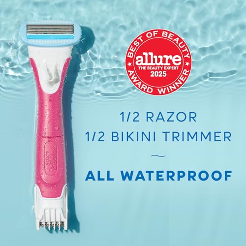 Schick Hydro Silk TrimStyle 2-in-1 Bikini Razor & Trimmer for Women