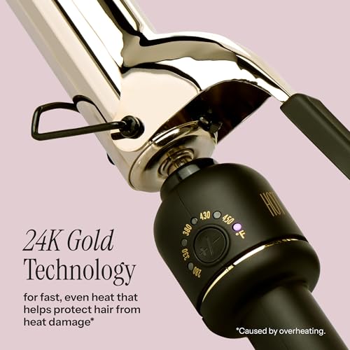 Hot Tools 24K Gold 1" Extended Barrel Curling Iron
