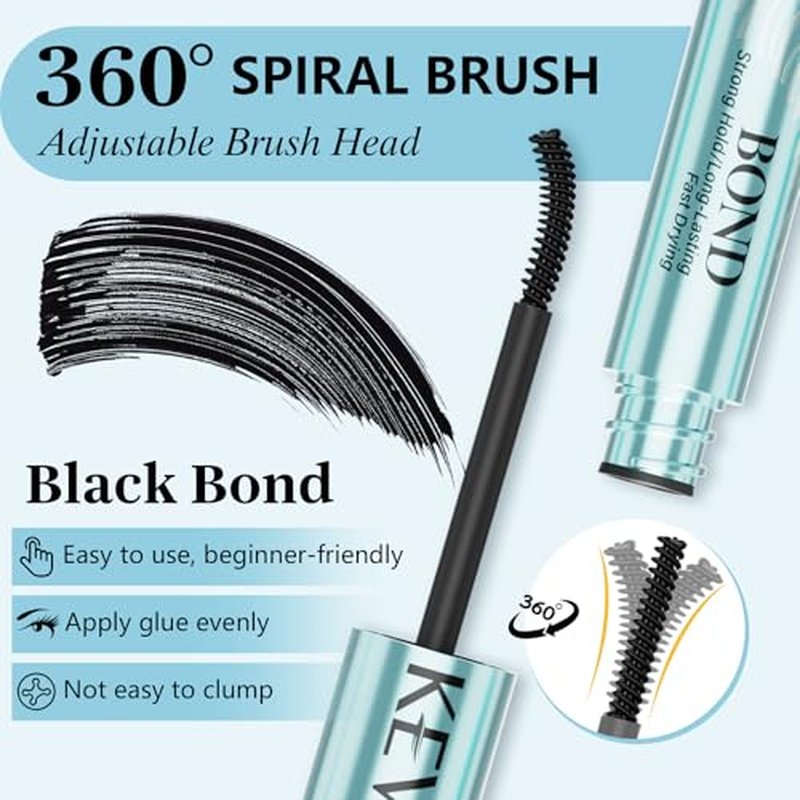 KevKev Lash Cluster Glue - Waterproof Strong Hold for 72h