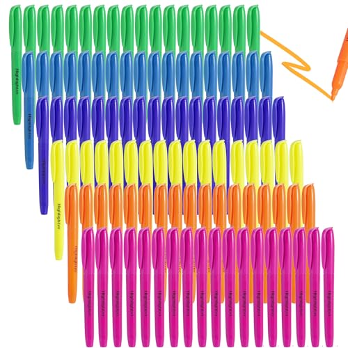 108 Pack Colorful Highlighters - Multicolor Pens for School & Office