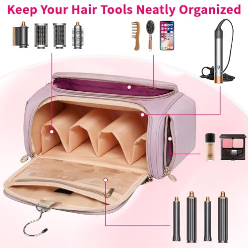 Dyson Airwrap Travel Case with Soft Lining & Multi-Pocket Storage