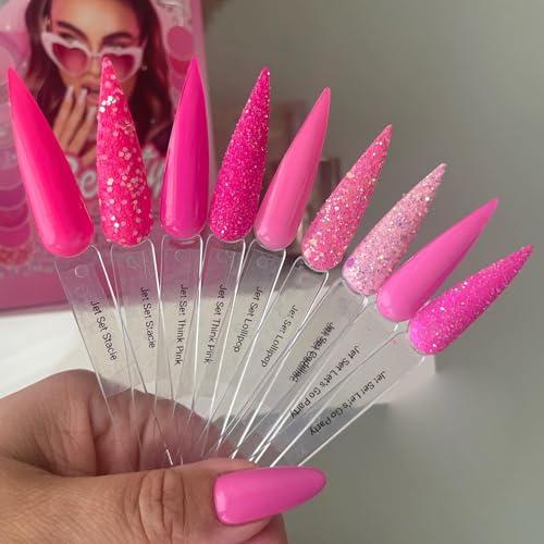 150PC Stiletto Nail Swatch Sticks Clear Practice Tips with Ring