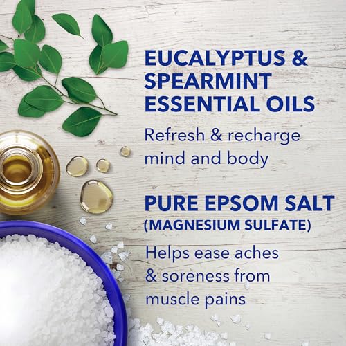 Dr Teal's Epsom Salt Soak, Eucalyptus & Spearmint, 3 lbs